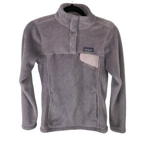 Patagonia Re-Tool Snap T Fleece Pullover Smokey Violet Purple sz XS